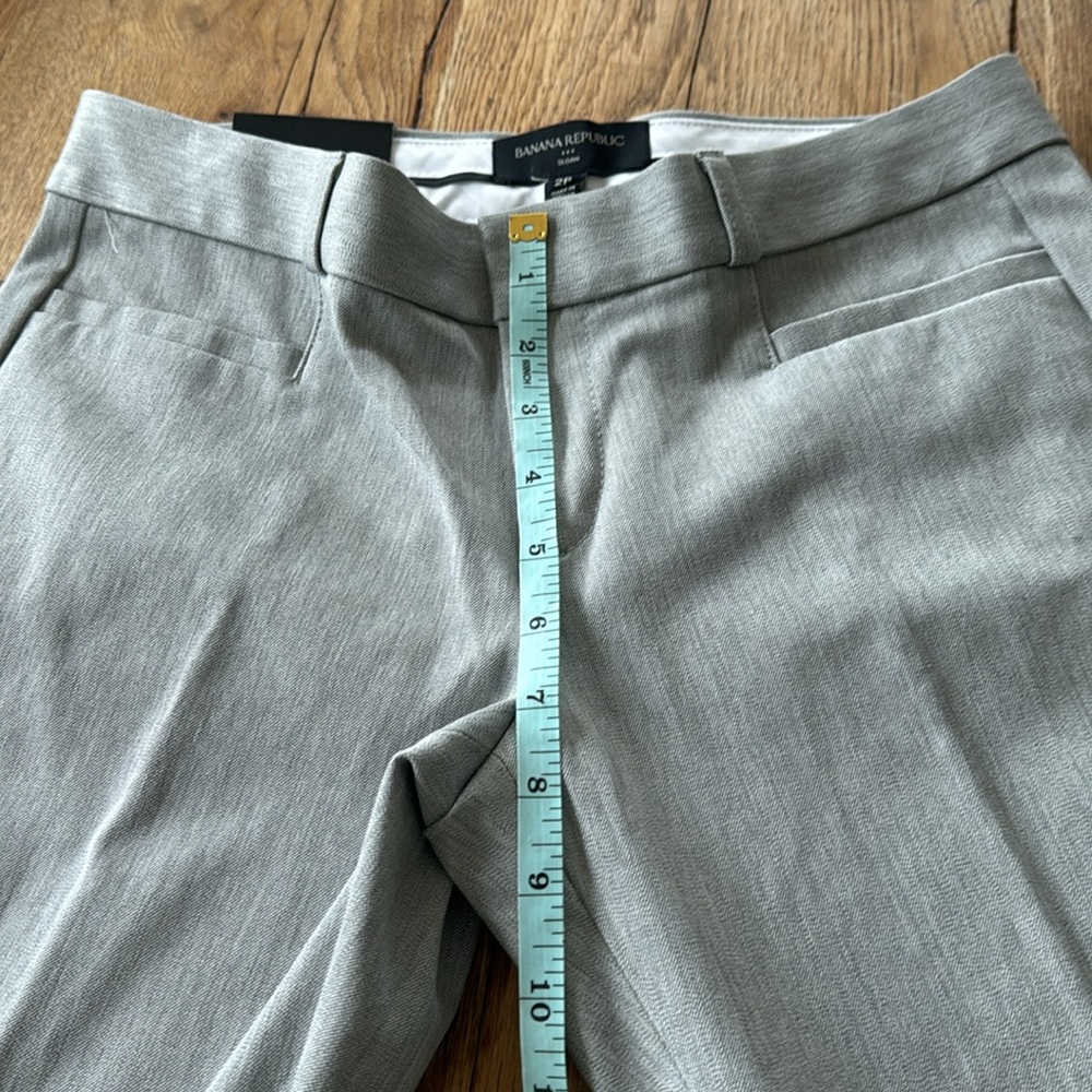 Banana Republic Sloan Gray Ankle Pants Women’s 2P Career Pants - Picture 6 of 9